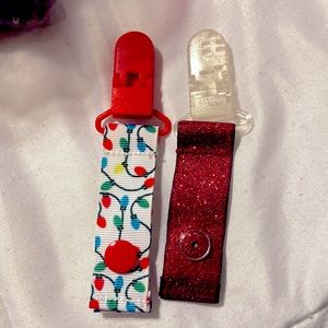 Holiday tubie IV feeding oxygen tube clips